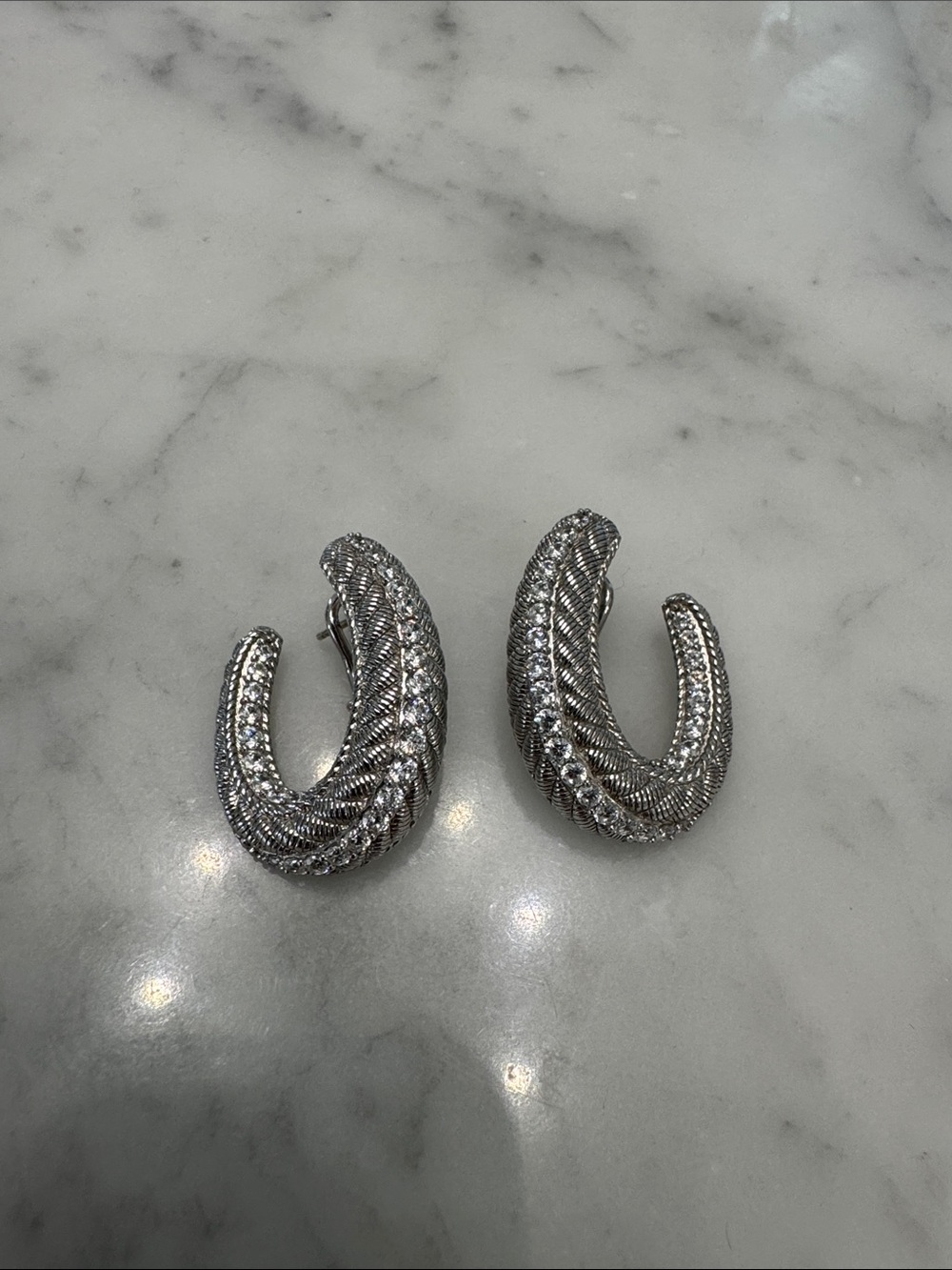 Judith Ripka, Sterling silver 925 earrings